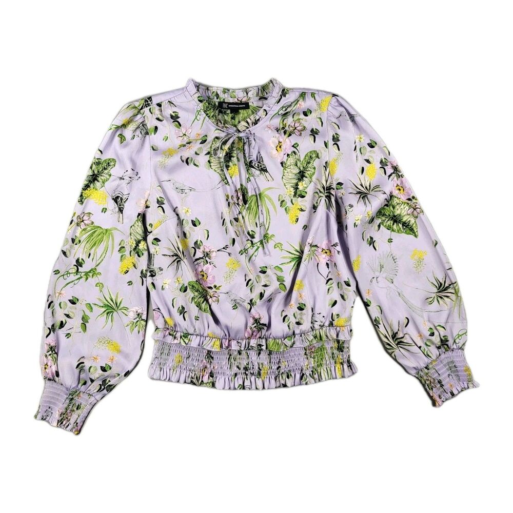INC International Concepts Women’s...floral Blouse